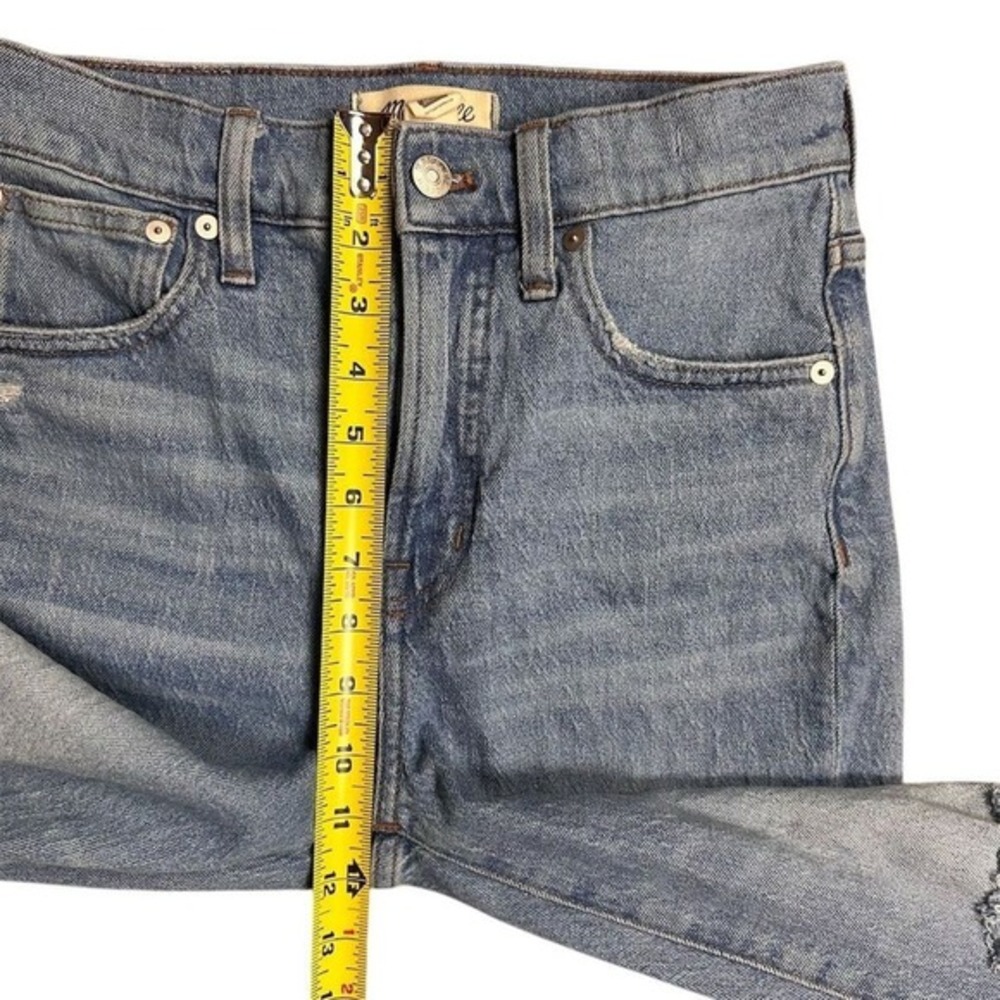 Madewell Women's Perfect Vintage Jean Size 25 Blue‎ Distressed Coney Wash - Picture 11 of 13